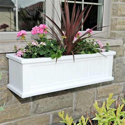 self watering window box planter